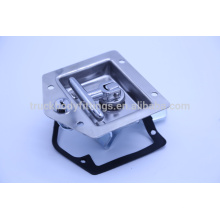 popular stainless steel T bar handle lock/ tool box paddle locks for trucks 012005